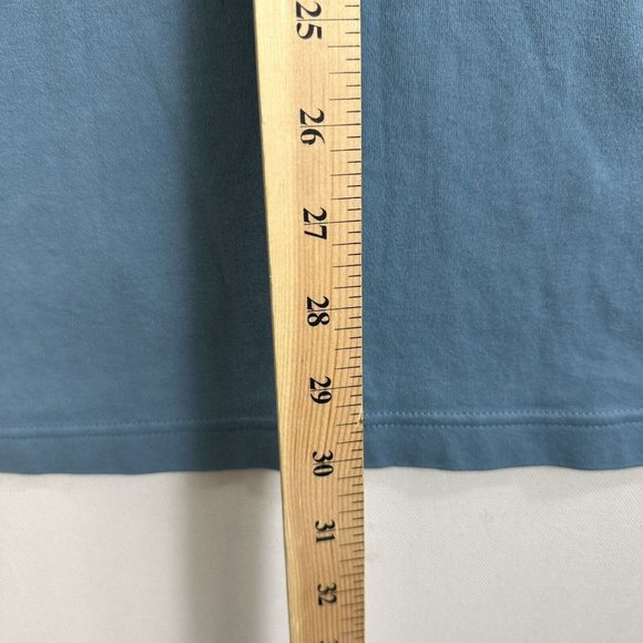 L.L. Bean Mens Turtleneck Sweatshirt Long Sleeve Blue Size XL 100% Cotton - Picture 7 of 8